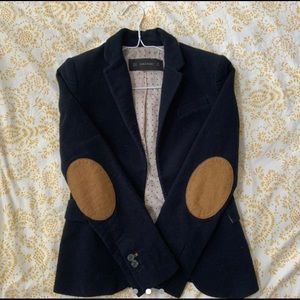 Zara Basic Velvet Blazer